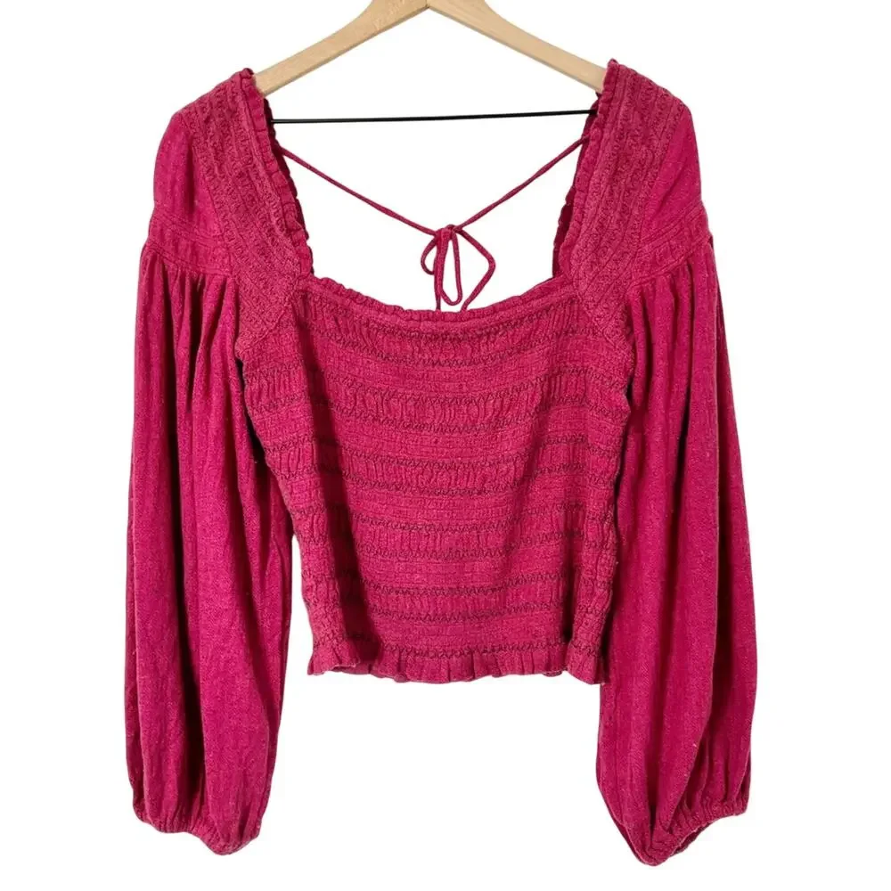 FREE PEOPLE MAGGIE EMBROIDERED ROSE HYPNOTIC WOMEN SIZE MEDIUM BRAND NEW